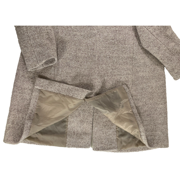 Sam Edelman Faux Fur Notch Collar Single-Breasted Women's XXL Long Jacket - Picture 5 of 15